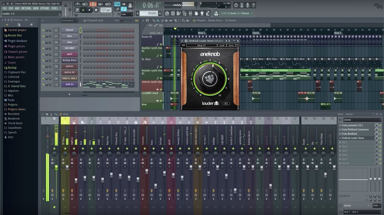 FL Studios Template Using Waves Plug-Ins